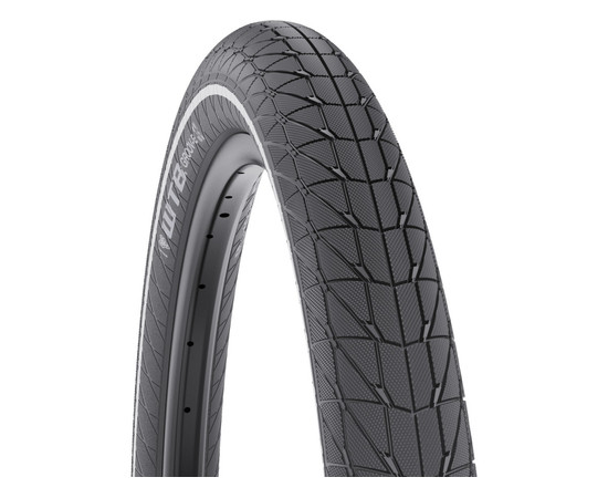 WTB 27.5x2.40 Tire Groov-e Flat Guard, with reflective strip and rubber inlay, black