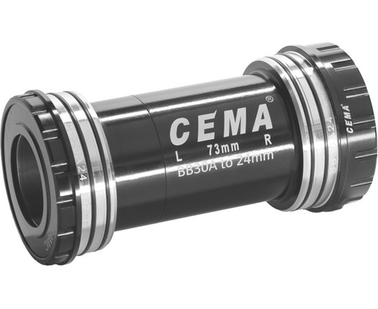 CEMA Innenlager BB30A für Shimano W: 73 x ID: 42 mm Edelstahl - schwarz