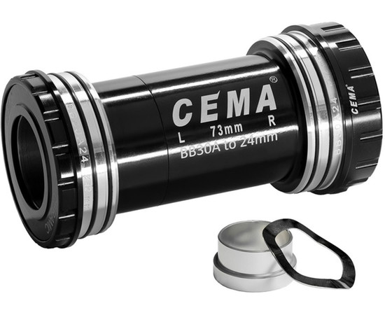 CEMA Innenlager BB30A für Sram GXP W: 73 x ID: 42 mm Edelstahl - schwarz