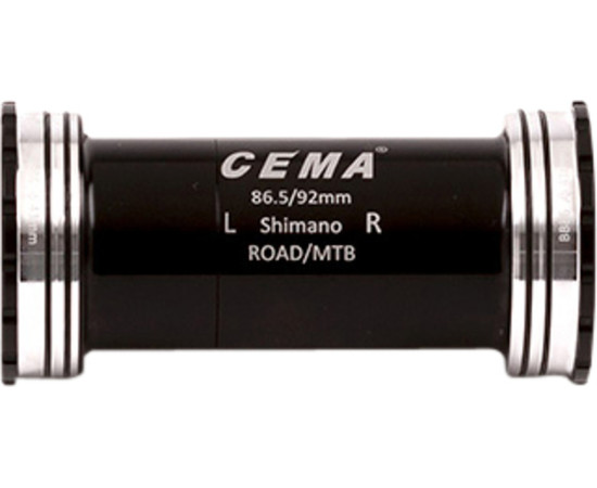 BB86-BB92 for Shimano W: 86,5/92 x ID: 41 mm Stainless Steel - Black, Interlock