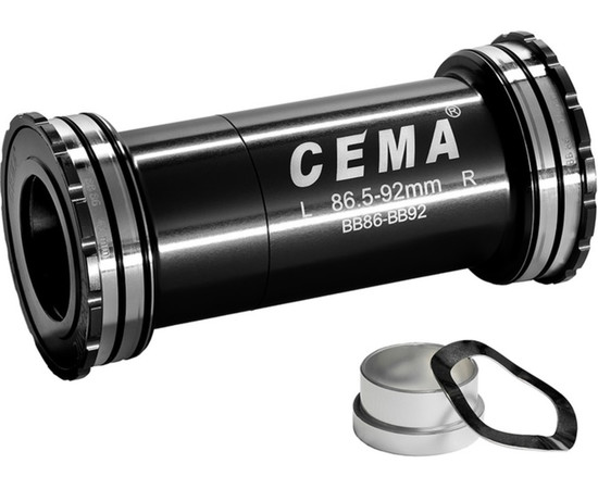 CEMA Innenlager BB89 für Sram GXP W: 89,5 x ID: 41 mm Edelstahl - schwarz