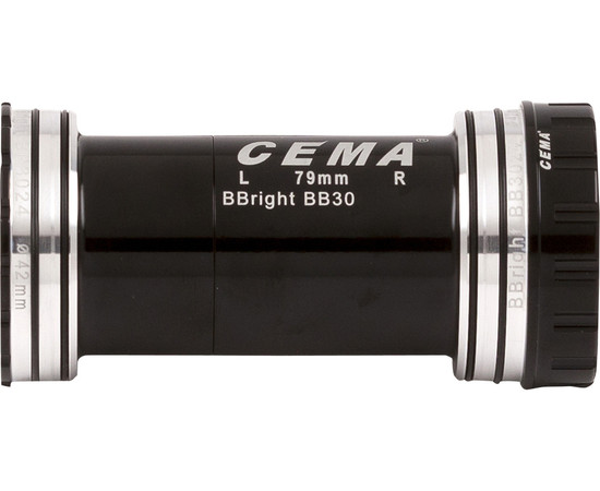 BBright46 for Shimano W: 79 x ID: 46 mm Ceramic - Black, Interlock