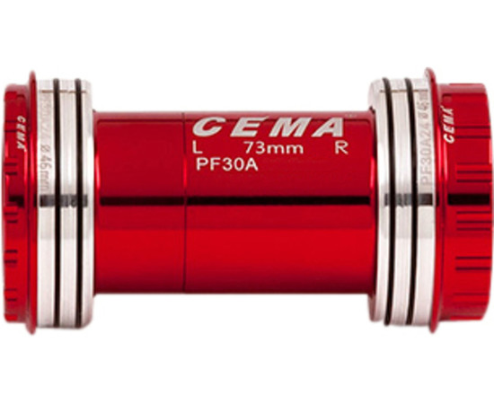 PF30A for Shimano W: 73 x ID: 46 mm Ceramic - Red, Interlock