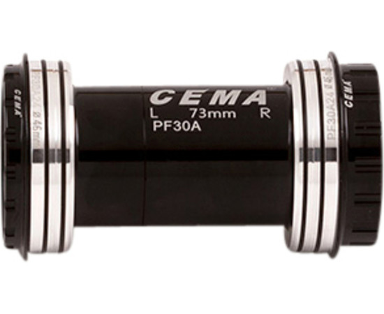 PF30A for Shimano W: 73 x ID: 46 mm Stainless Steel - Black, Interlock