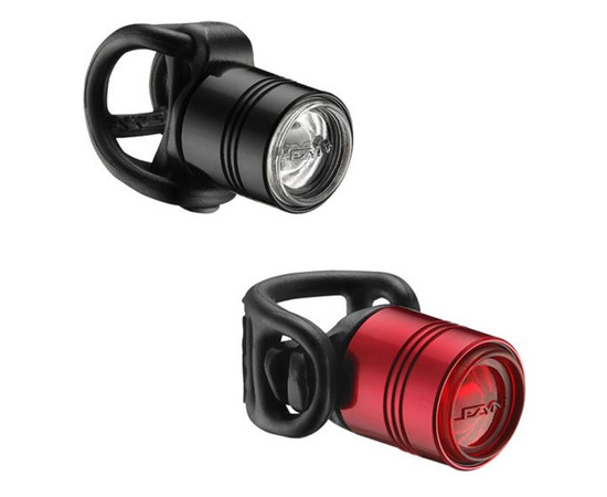 FEMTO DRIVE PAIR INCLUDES 1 FRONT BLACK AND 1 REAR R BLACK/RED