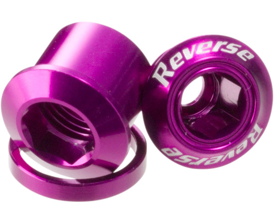 REVERSE chainring screw 1 piece purple