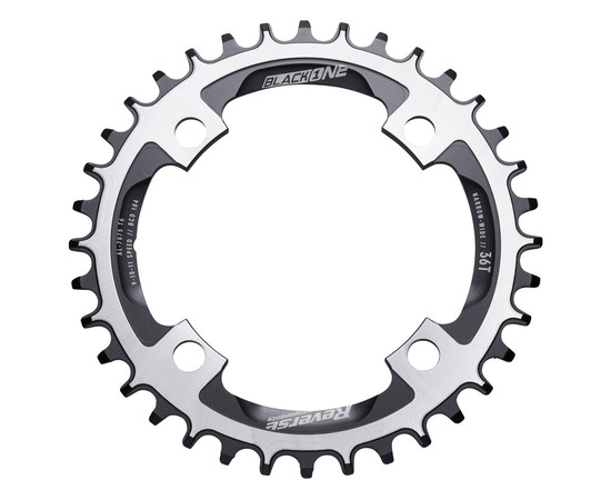 REVERSE chainring Black One 104mm 36T narrow-wide black-silver