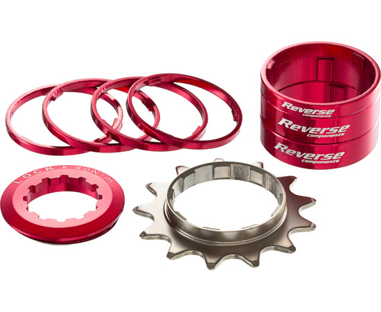 REVERSE HG Single Speed Kit 13T Rot 