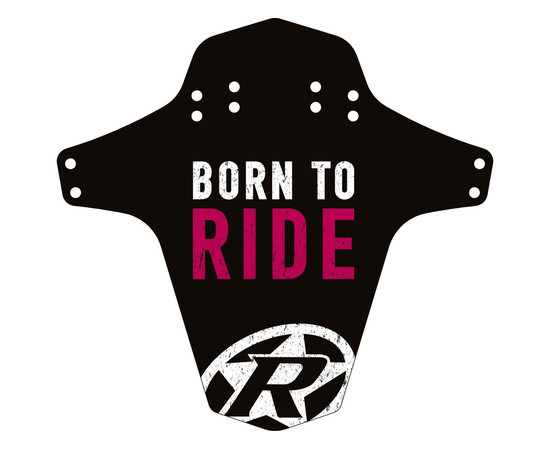 REVERSE Mudfender Born to Ride (Schwarz/Candy) 