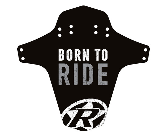 REVERSE Mudfender Born to Ride (Schwarz/Grau) 