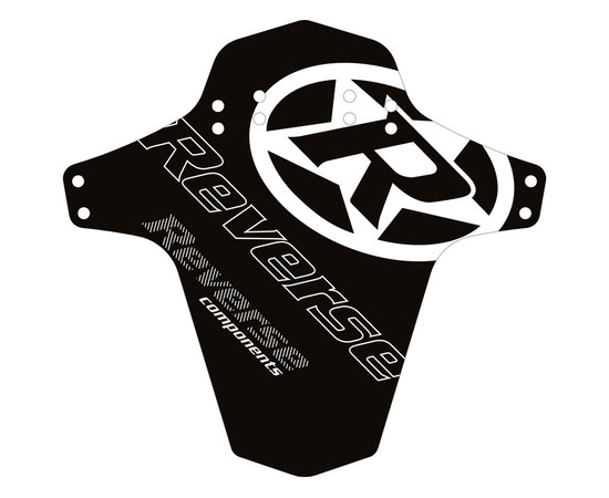 REVERSE Mudfender Reverse Logo (Schwarz/Weiß) 