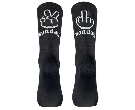 Socks Northwave Sunday Monday black-M (40/43), Size: M (40/43)