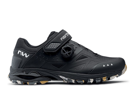 Cycling shoes Northwave Spider Plus 3 MTB AM black-camo sole-41, Izmērs: 41