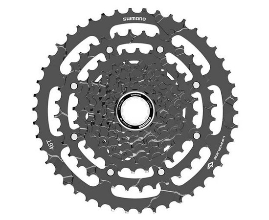Cassette Shimano CUES CS-LG400 9-speed-11-46T, Size: 11-46T