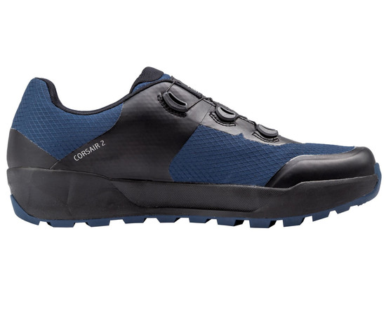 Cycling shoes Northwave Corsair 2 MTB AM deep blue-black-45, Size: 45