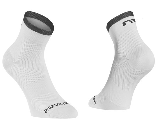 Socks Northwave Origin white-black-S (36/39), Izmērs: S (36/39)