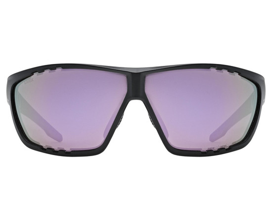 Glasses Uvex sportstyle 706 CV black matt / mirror lavender