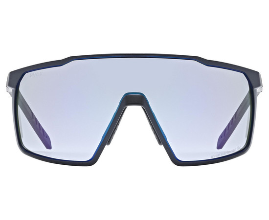 Glasses Uvex mtn perform S V black matt / ltm blue