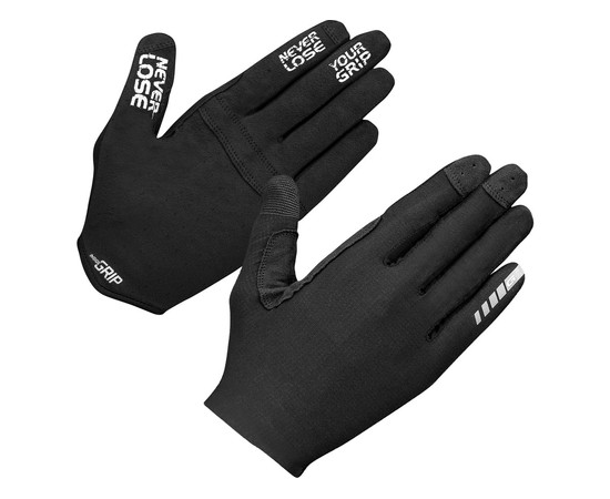 GripGrab Aerolite InsideGripT Full Finger Summer Gloves M, black