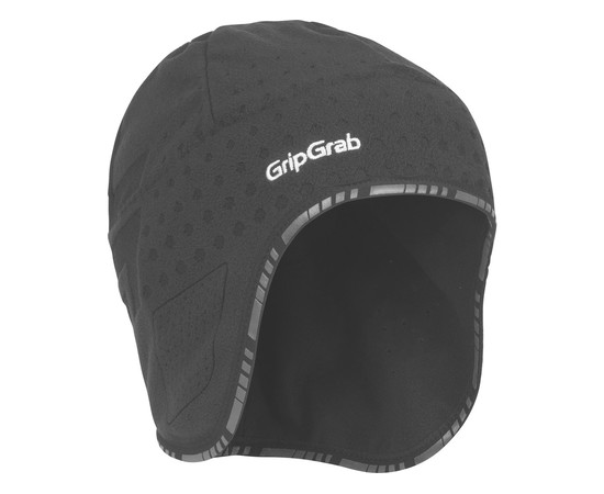 GripGrab Aviator Windproof Deep Winter Skull Cap S, black