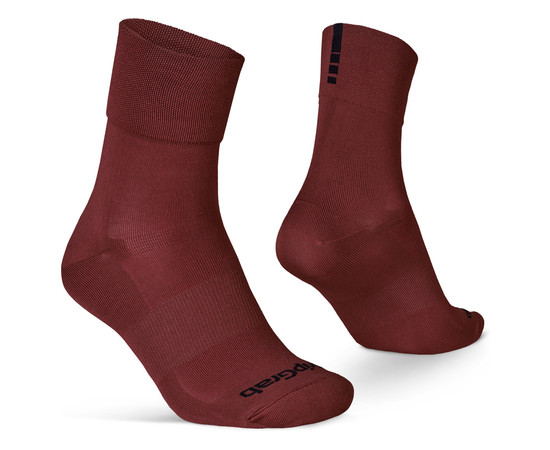 GripGrab Lightweight SL Regular Cut Summer Socks M, dark red