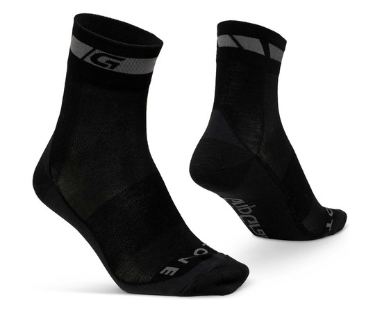 GripGrab Merino Regular Cut Socks L, black