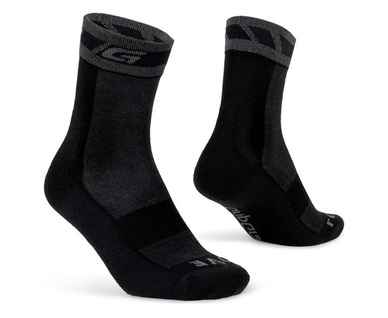 GripGrab Merino Winter Socks M, black
