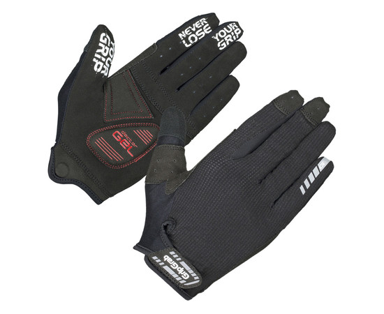GripGrab SuperGel XC Padded Full Finger Summer Gloves L, black