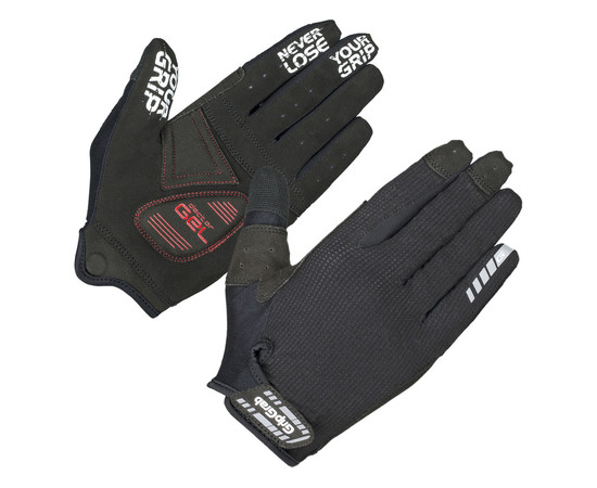 GripGrab SuperGel XC Padded Full Finger Summer Gloves S, black, Suurus: S, Värv: Black