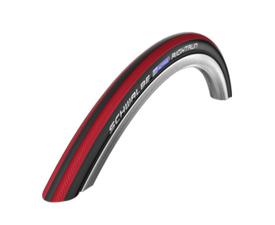 Tire 24" Schwalbe Rightrun HS 387, Active Wired 25-540 Red