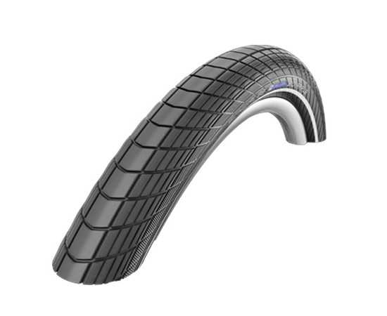 Tire 28" Schwalbe Big Apple HS 430, Perf Wired 55-622 / 29x2.15 Black-Reflex