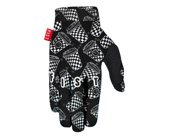 FIST Glove Chequered Cups, black-white, Size: S, Colors: Black-white