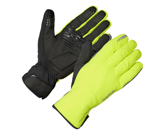 GripGrab Polaris 2 Waterproof Winter Gloves L, yellow hi-vis