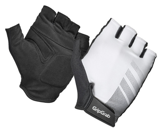 GripGrab Ride RC Lite Padded Short Finger Summer Gloves L, white