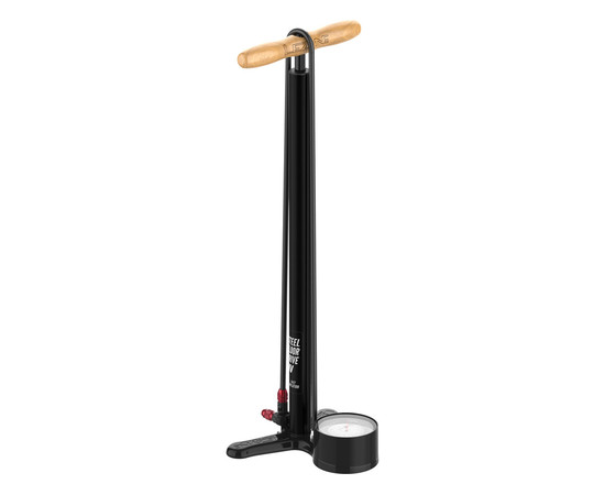 Lezyne Floor Pump Steel HV Floor Drive 3.5", 100PSI flat black