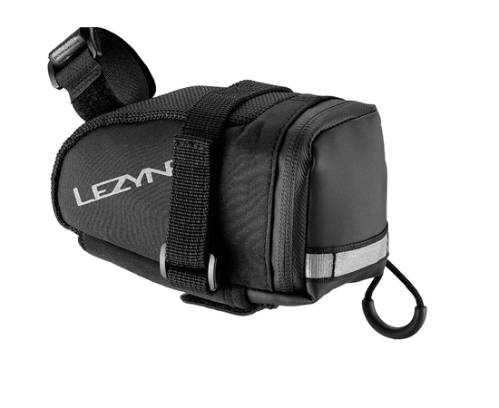 Lezyne Saddle Bag Caddy (M), black with Hand Pump Sport Drive HP