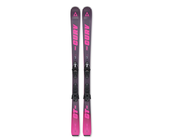 Fischer THE CURV TI TPR + RS 10 PR kalnų slidės, Dydis: 164, Spalva: Pink