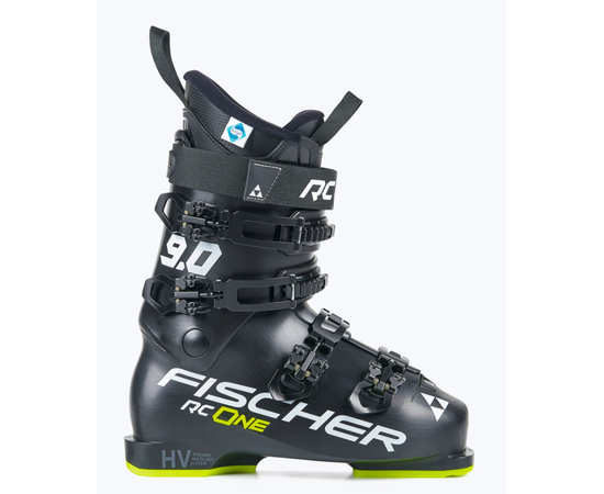 Fischer RC ONE 9.0 ski boots, yellow black, Size: 26,5, Colors: black