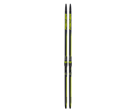 Fischer TWIN SKIN CARBON PRO Medium cross country ski, Size: 202, Colors: Black/yellow