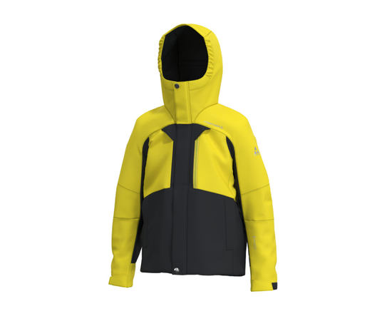 Fischer DASH Junior Jacket, yellow black, Size: 116, Colors: Black-neon yellow