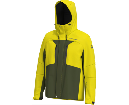 Fischer Dash jacket, yellow, Size: S, Colors: Black-yellow