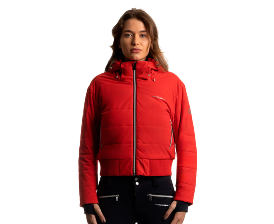 Fischer JUBILEE Womens ski Jacket, coral, Size: S, Colors: Coral