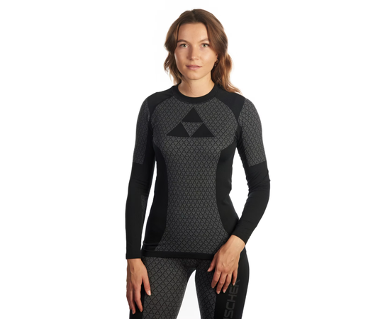 Fischer Womens Seamless Baselayer Undershirt, black, Suurus: S, Värv: Black