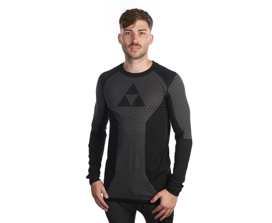 Fischer Mens Undershirt Seamless Baselayer, black, Suurus: S, Värv: Black