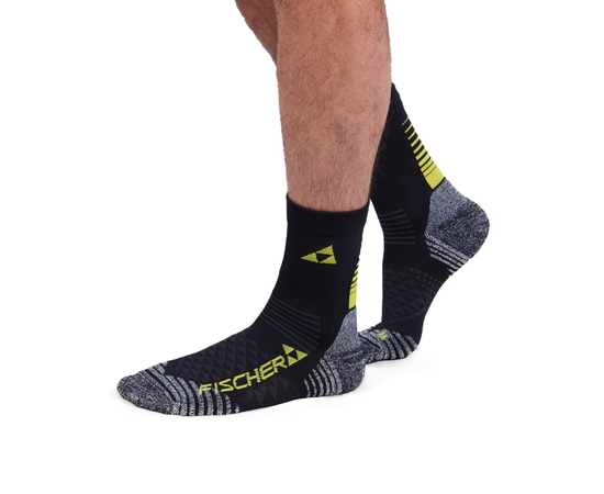 Fischer Cross Country ski nordic short socks, black, Size: 38, Colors: black