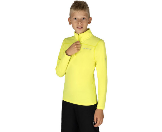 Fischer Junior Base Pro shirt, Yellow																				, Suurus: 116, Värv: Neon yellow