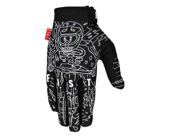 FIST Glove Sam Hill The G.O.A.T S, black-white, Size: S, Colors: Black-white