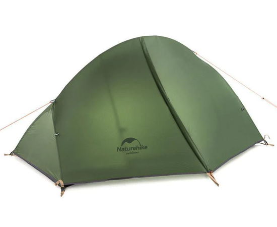 Naturehike cycling Ultralight 1 man tent + mats, Size: 1 person, Colors: green