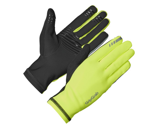 GripGrab Insulator 2 Hi-Vis Spring-Autumn Gloves L, yellow hi-vis