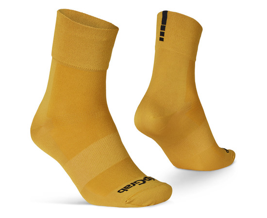 GripGrab Lightweight SL Regular Cut Summer Socks XS, mustard yellow